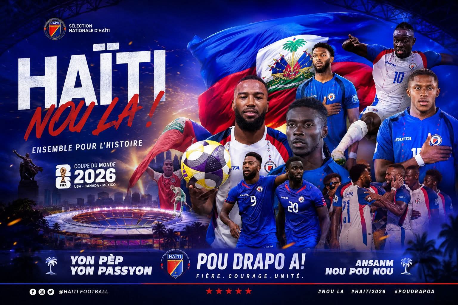 Coupe du monde 2026 : Haïti débute avec son camp d'entraînement en Floride