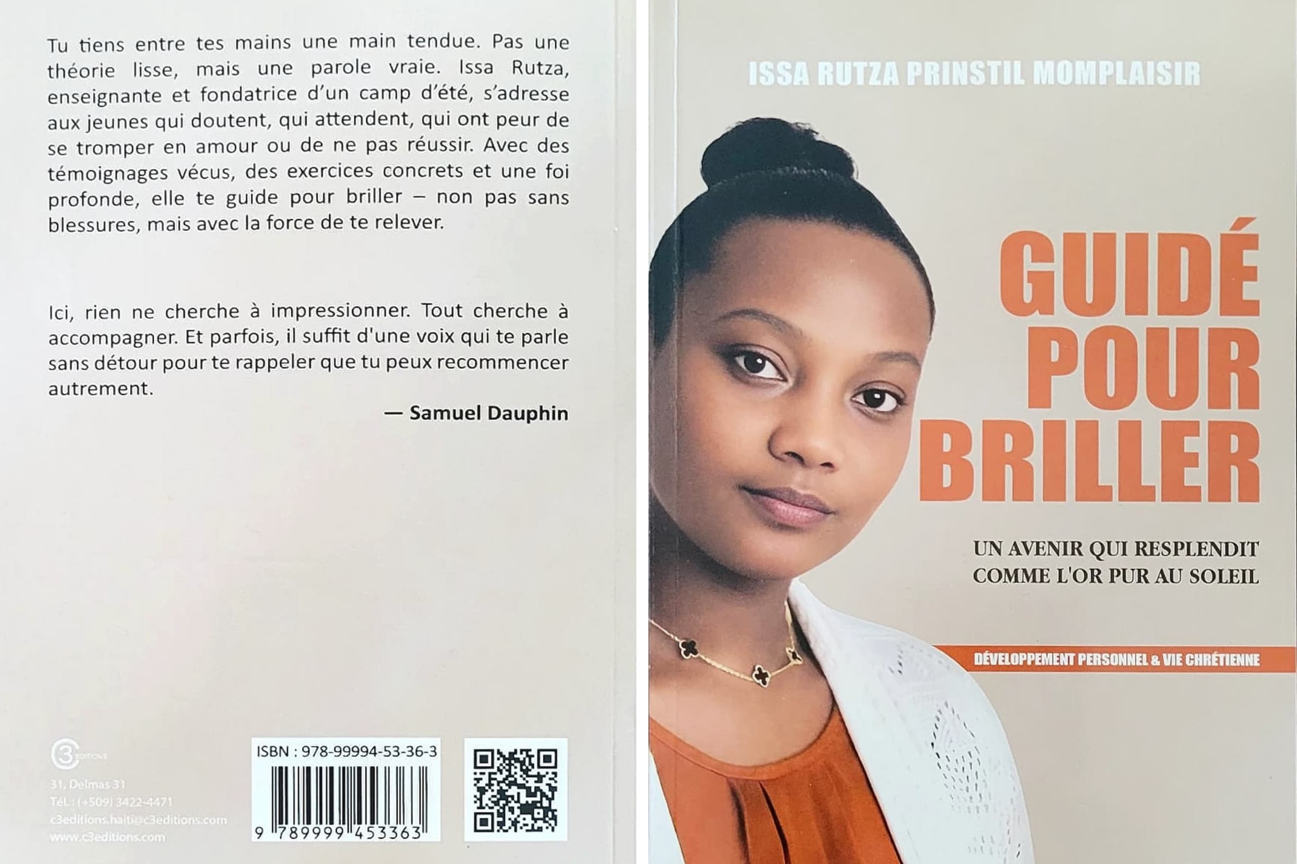 « Guidé pour briller » : Issa Rutza Prinstil Momplaisir signe un plaidoyer pour l’espoir et le dépassement de soi