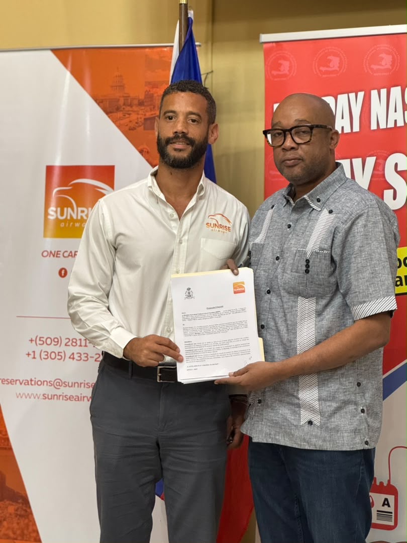 Le MSPP et Sunrise Airways s’associent pour faciliter le transport du sang à travers le pays