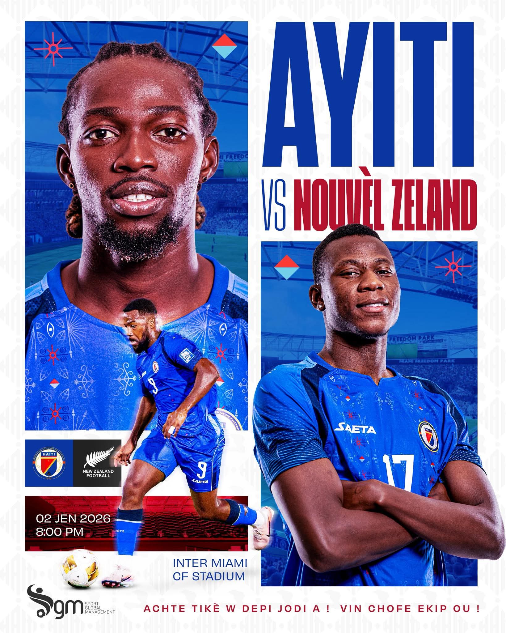 CDM 2026 : Haïti affronte ce mardi Nouvelle-Zélande en amical