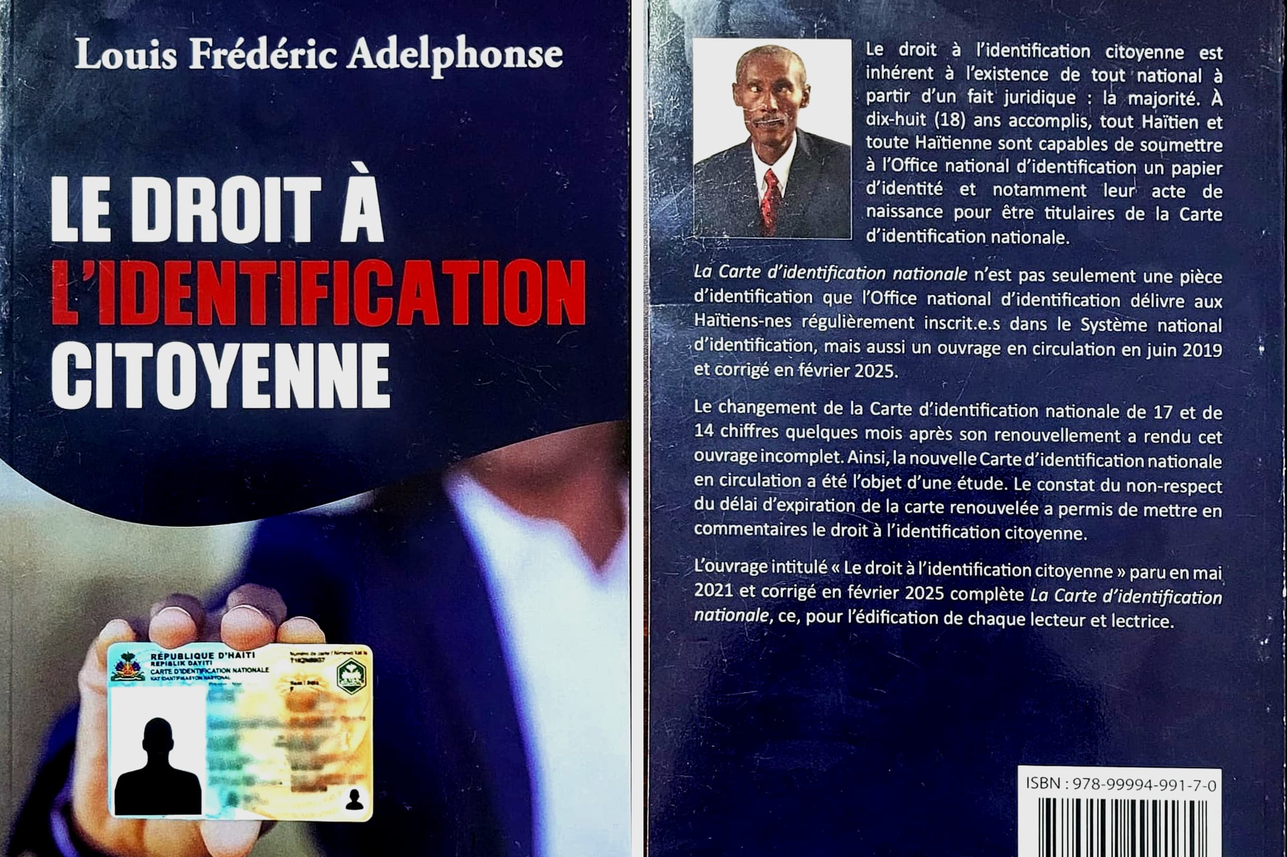 Le droit à l’identification citoyenne défendu par Louis Frédéric Adelphonse