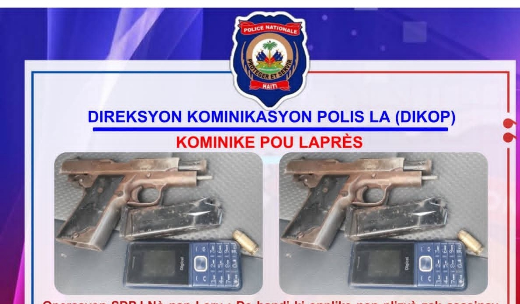 Cap-Haïtien : deux présumés bandits tués lors d’une opération policière à Lory