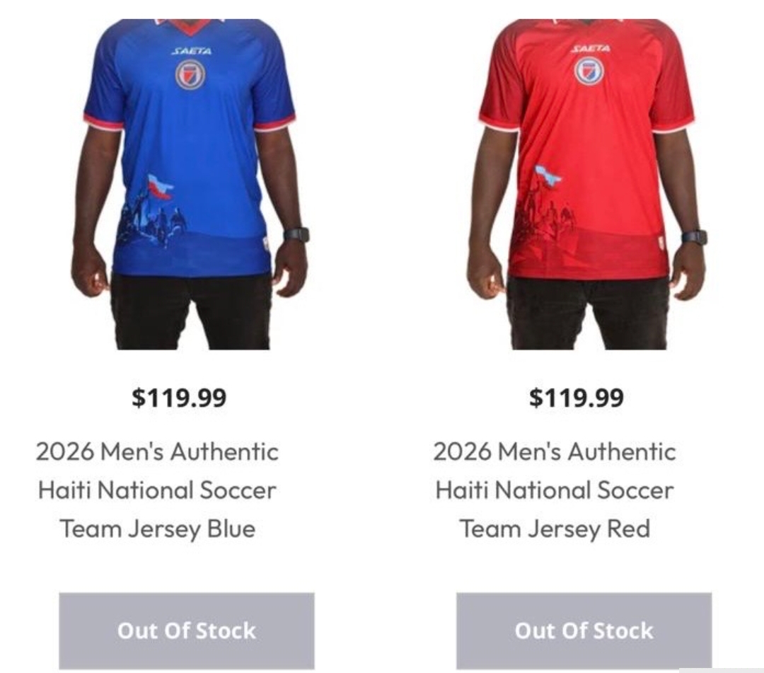 Coupe du monde 2026 : les maillots des Grenadiers en rupture de stock sur le site web de Saeta