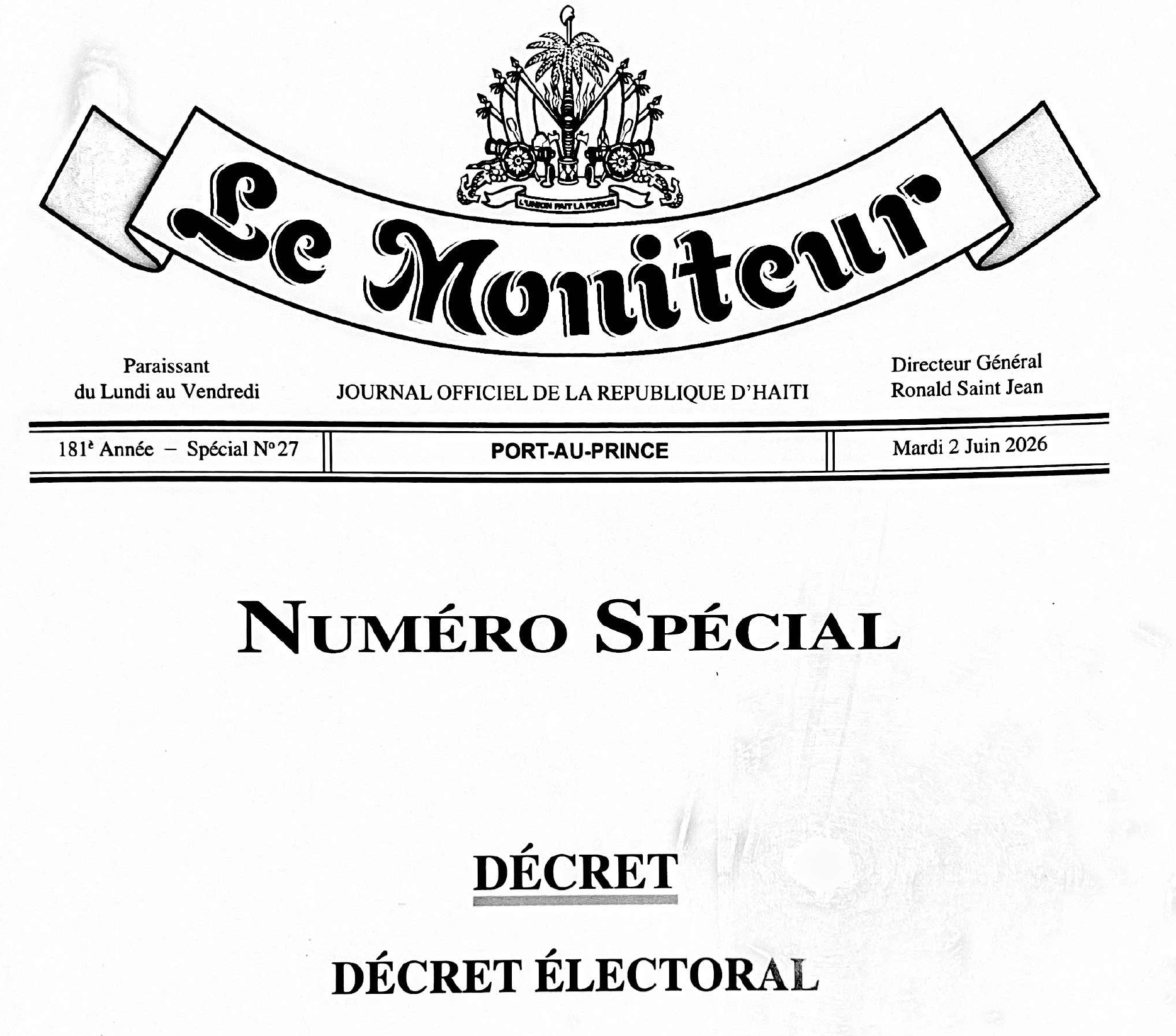 Le décret électoral rend irrecevable la candidature des personnes sanctionnées par des pays étrangers...
