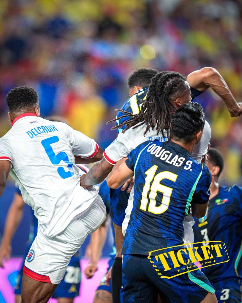 Haïti chute 0-3 face au Brésil et se rapproche de la porte de sortie