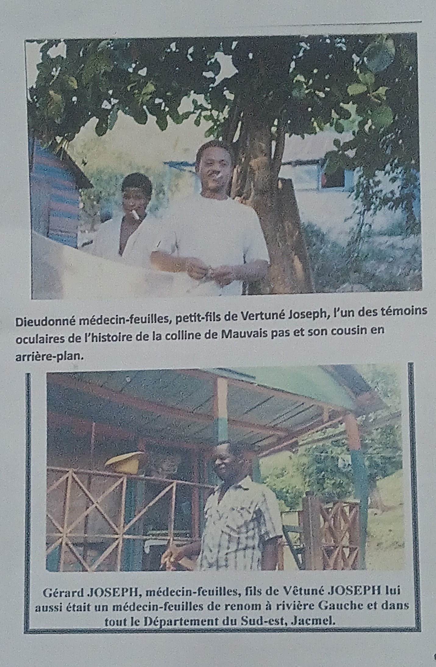 La Colline du Mauvais Pas à Jacmel