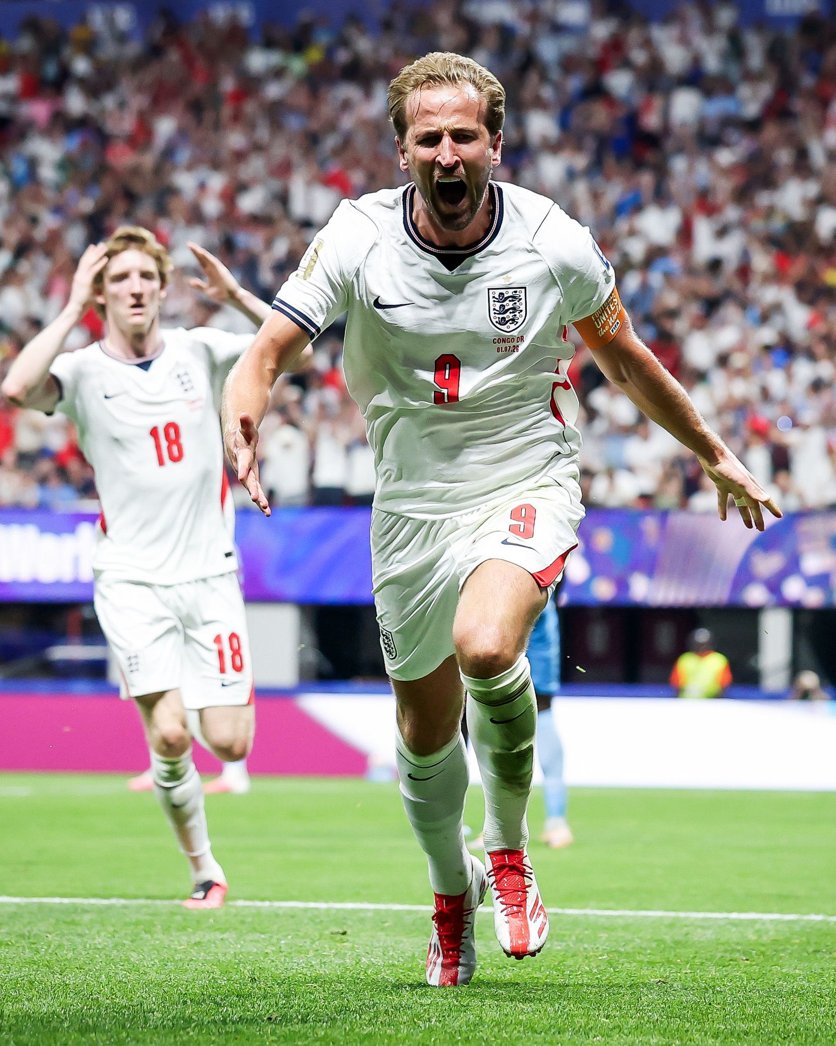 Mondial-2026: l'Angleterre renverse la RD Congo (2-1) en 16es grâce à un doublé de Kane