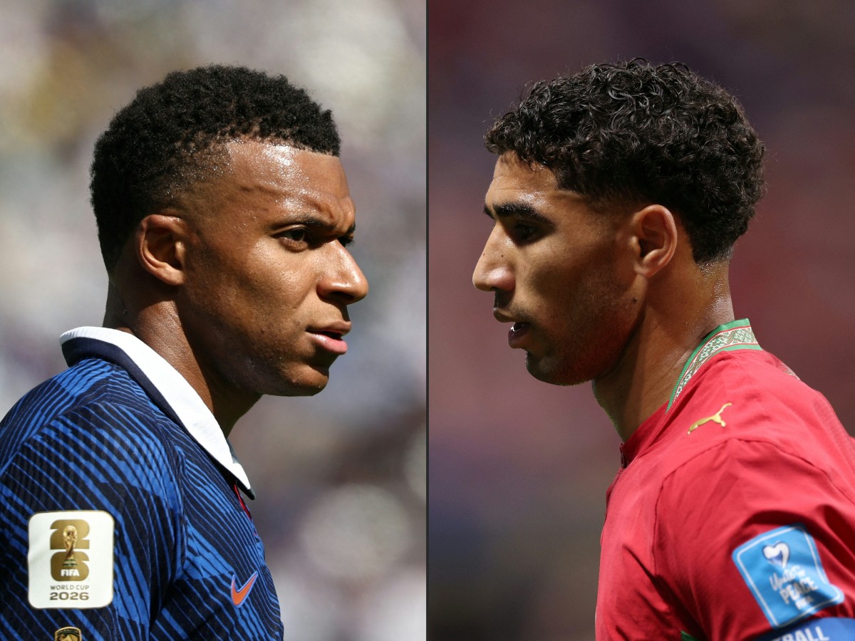 Mondial: Mbappé-Hakimi, la "bromance" envers et contre tout