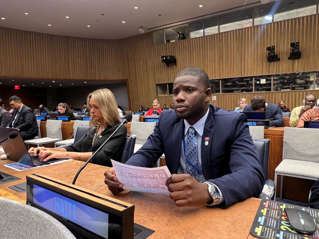 Trois jeunes leaders haïtiens porteront la voix de la société civile au Forum mondial sur le développement durable