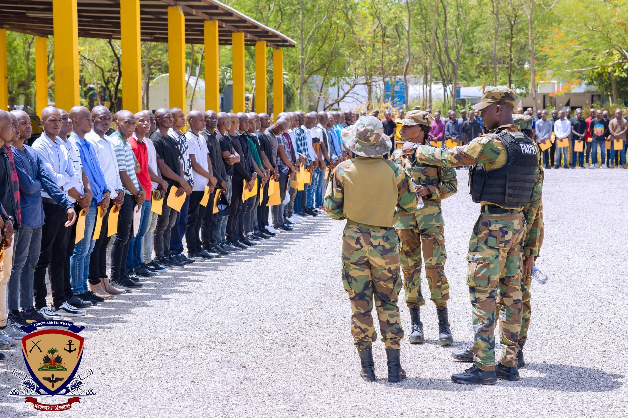 « La première unité de choc » des FAd’H entre en formation 