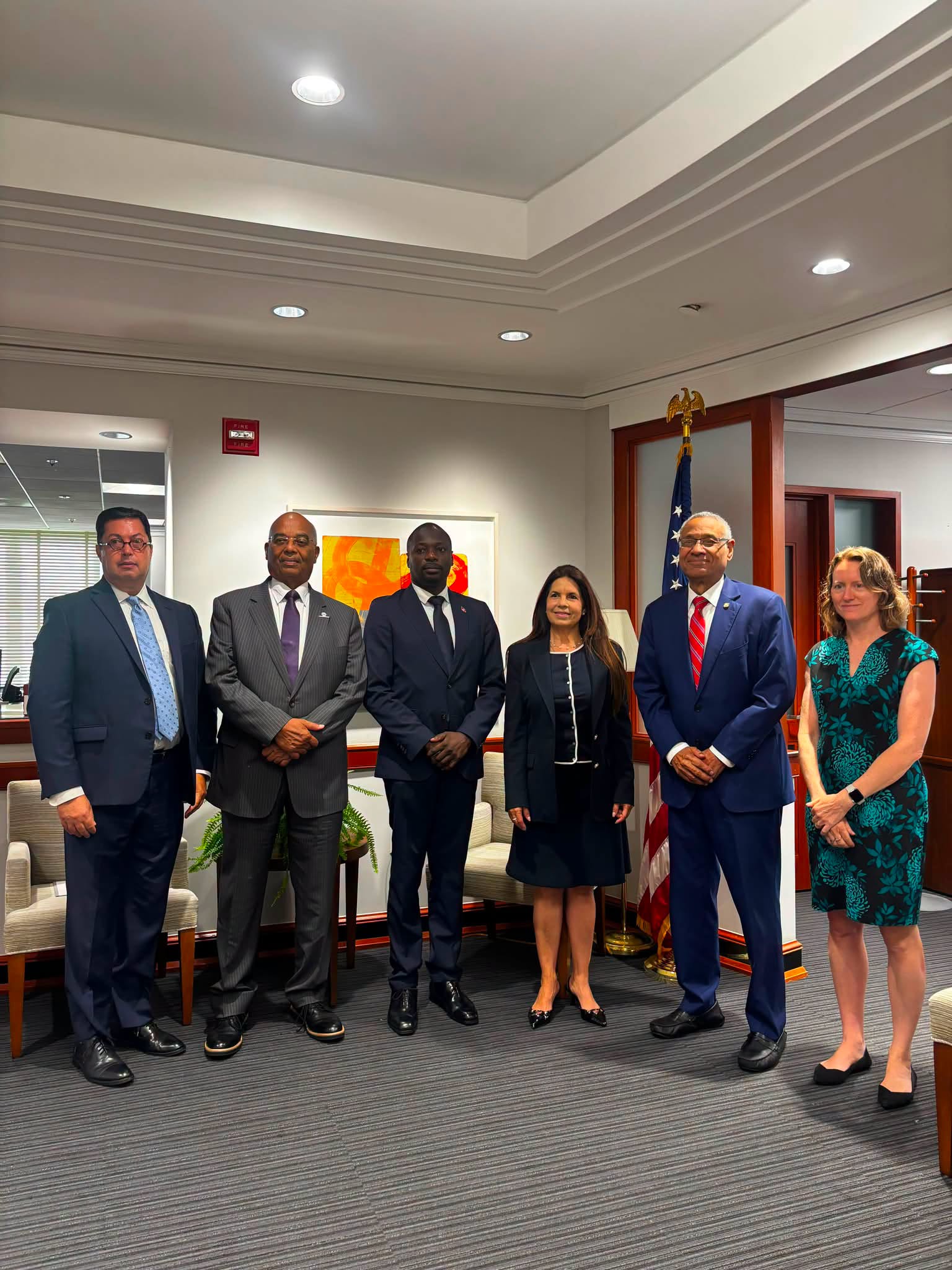 James Monazard en mission à Washington pour les programmes HOPE/HELP