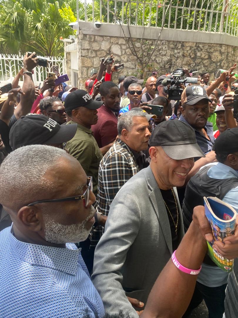 L’ancien président Michel Martelly de retour à Port-au-Prince
