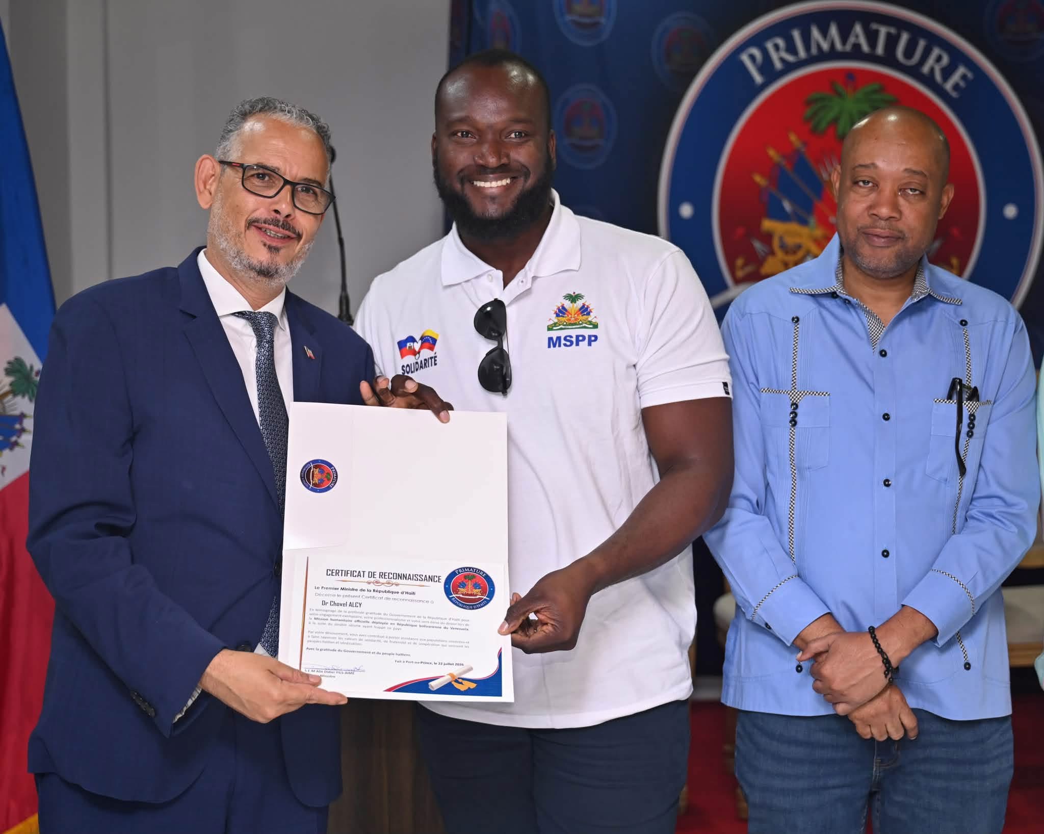 Haïti rend hommage à sa délégation médicale de retour du Venezuela