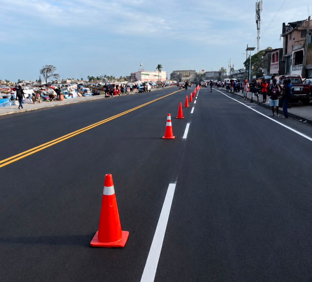 Cap-Haïtien: la nouvelle route du Carrefour de l’aéroport au boulevard achevée