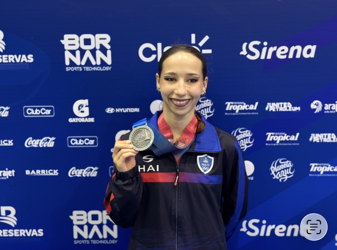 Valentina Lalanne offre à Haïti sa première médaille aux Jeux Santo Domingo 2026
