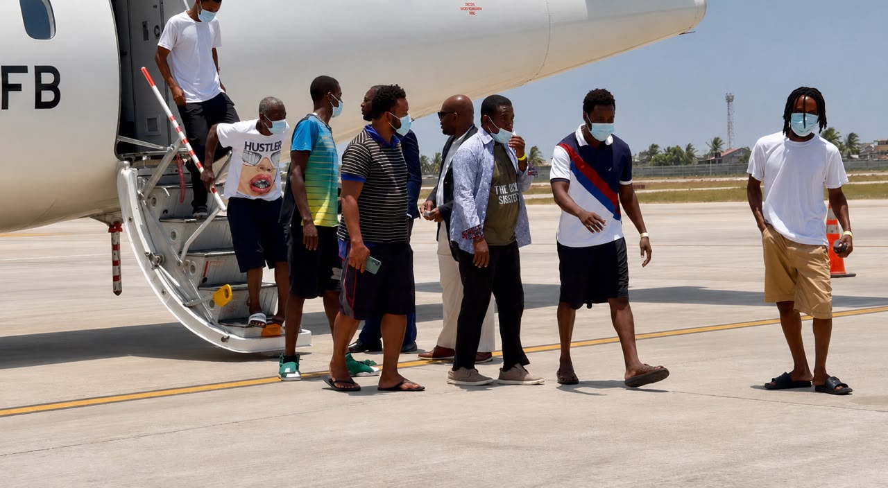 61 Haïtiens rapatriés des Bahamas accueillis à l’aéroport international du Cap-Haïtien