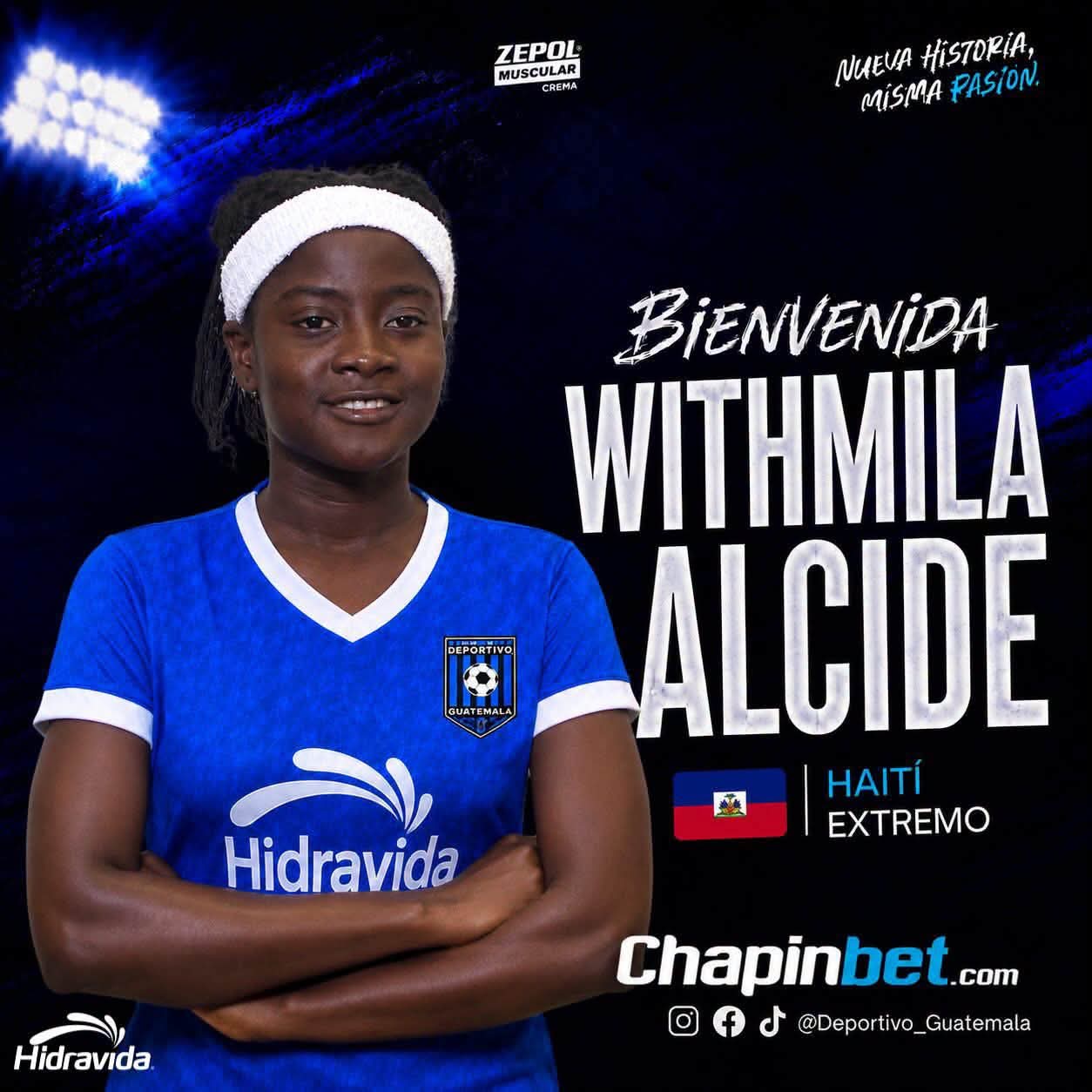 Withmila Pierre Alcide s'apprête à faire ses débuts au Guatemala