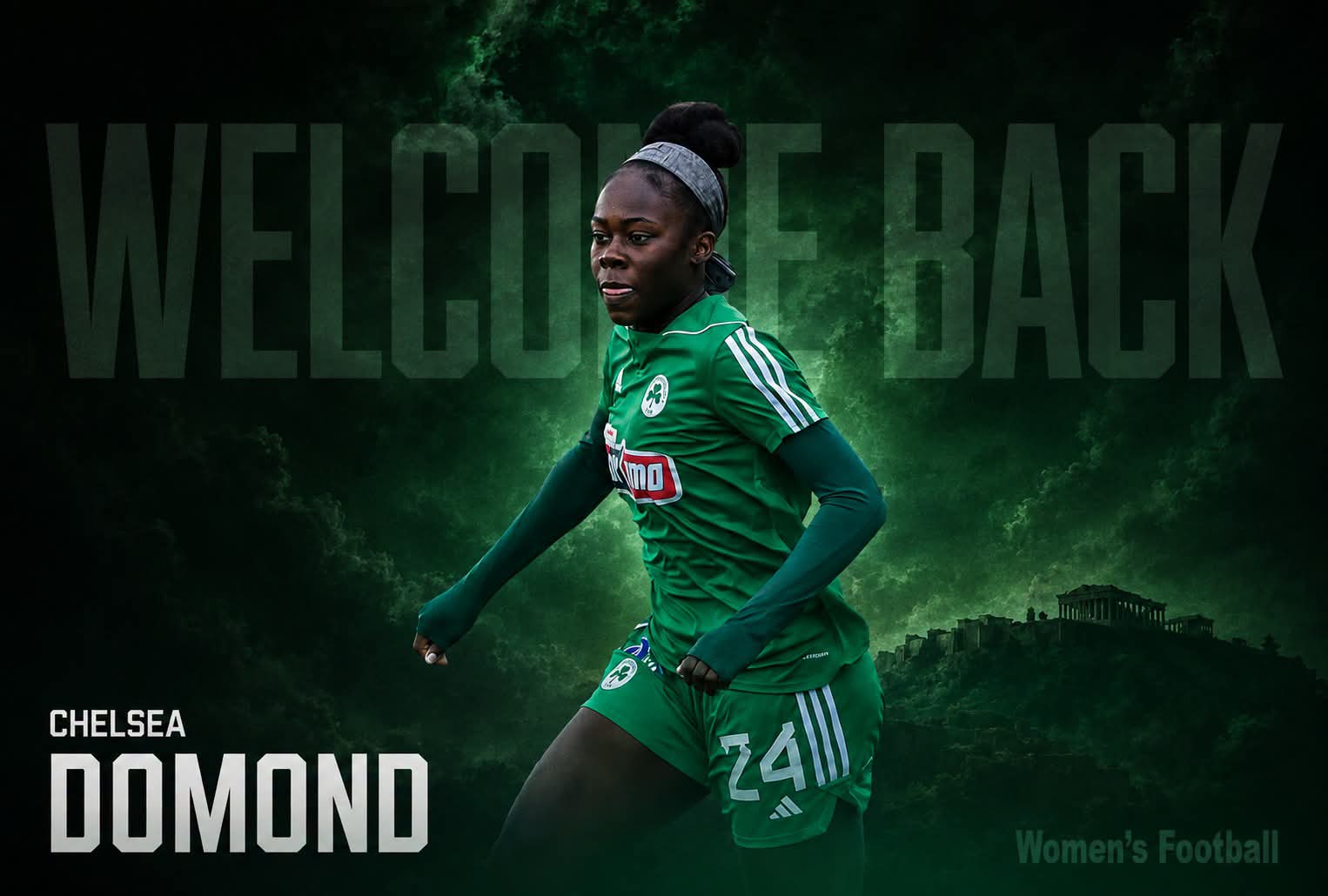 Chelsea Domond quitte la France et revient en Grèce au Panathinaikos AC