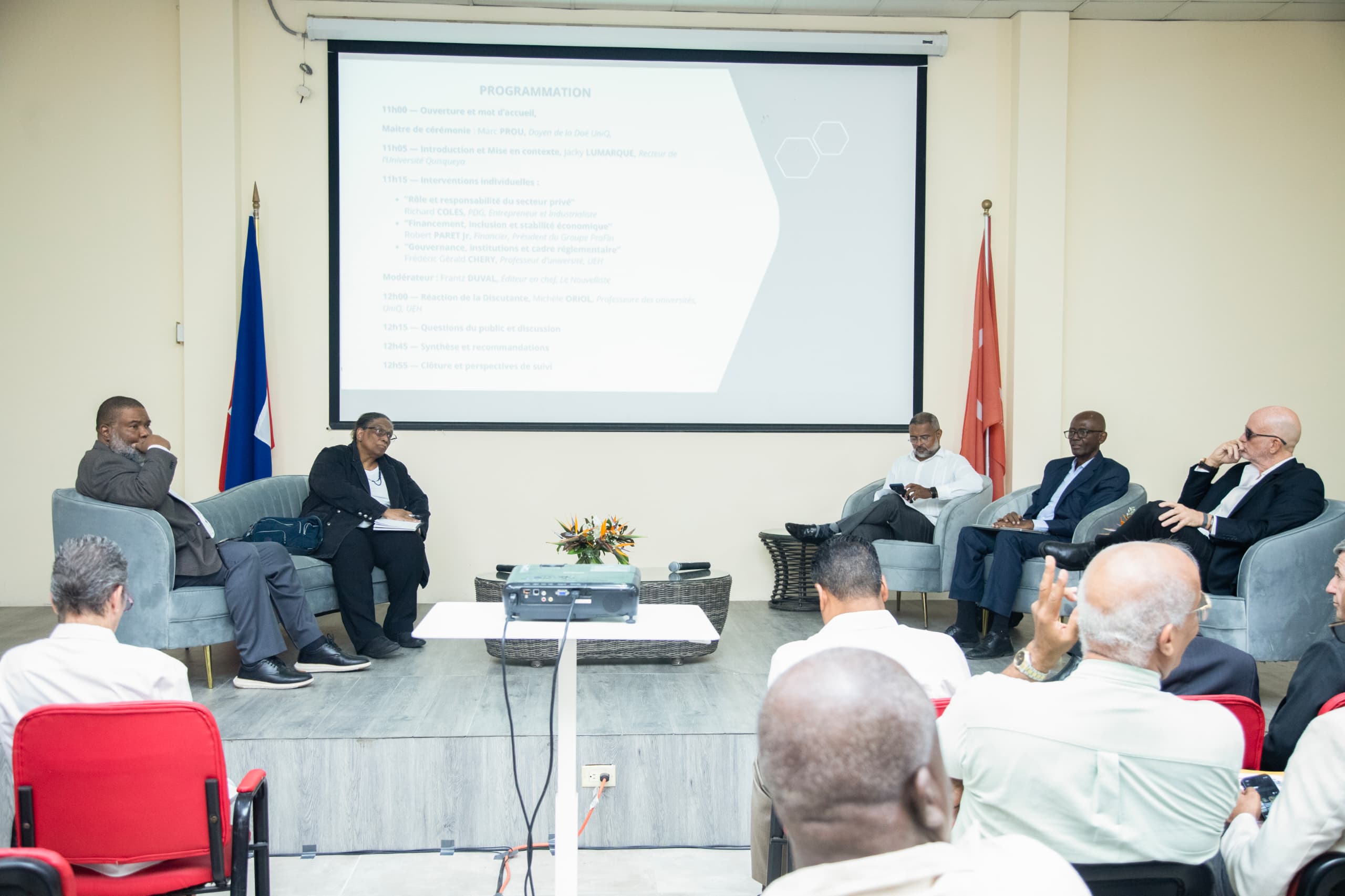 Gouvernance institutionnelle: l'UniQ ouvre le débat sur le rôle du secteur privé en Haïti