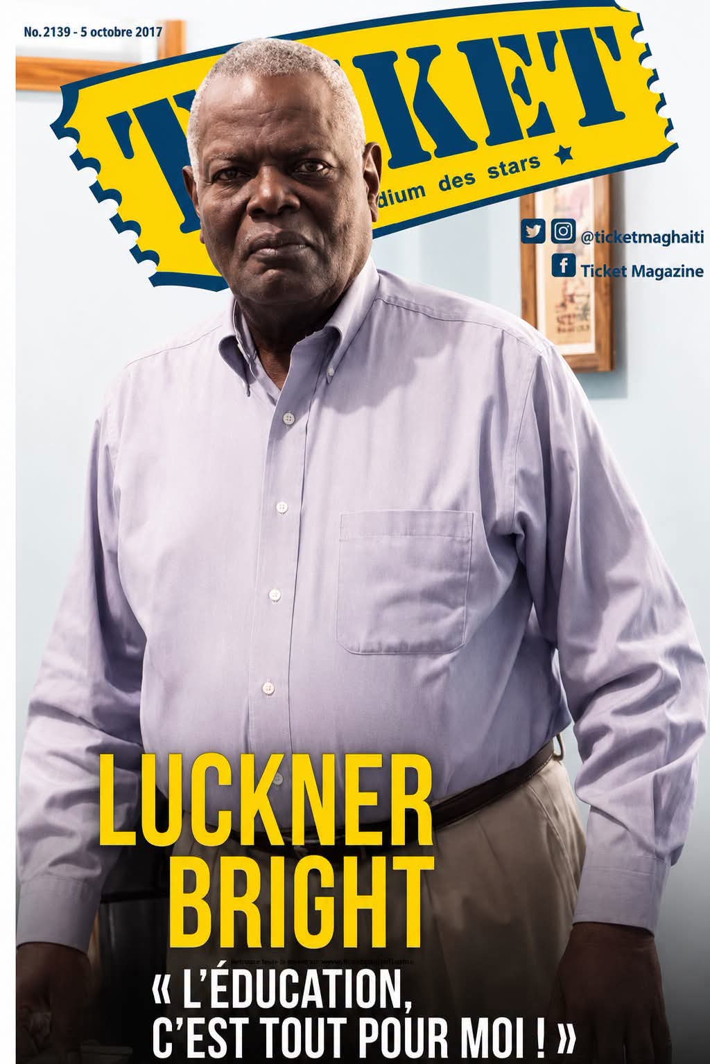 Luckner Bright : « L’éducation, c’est tout pour moi ! »