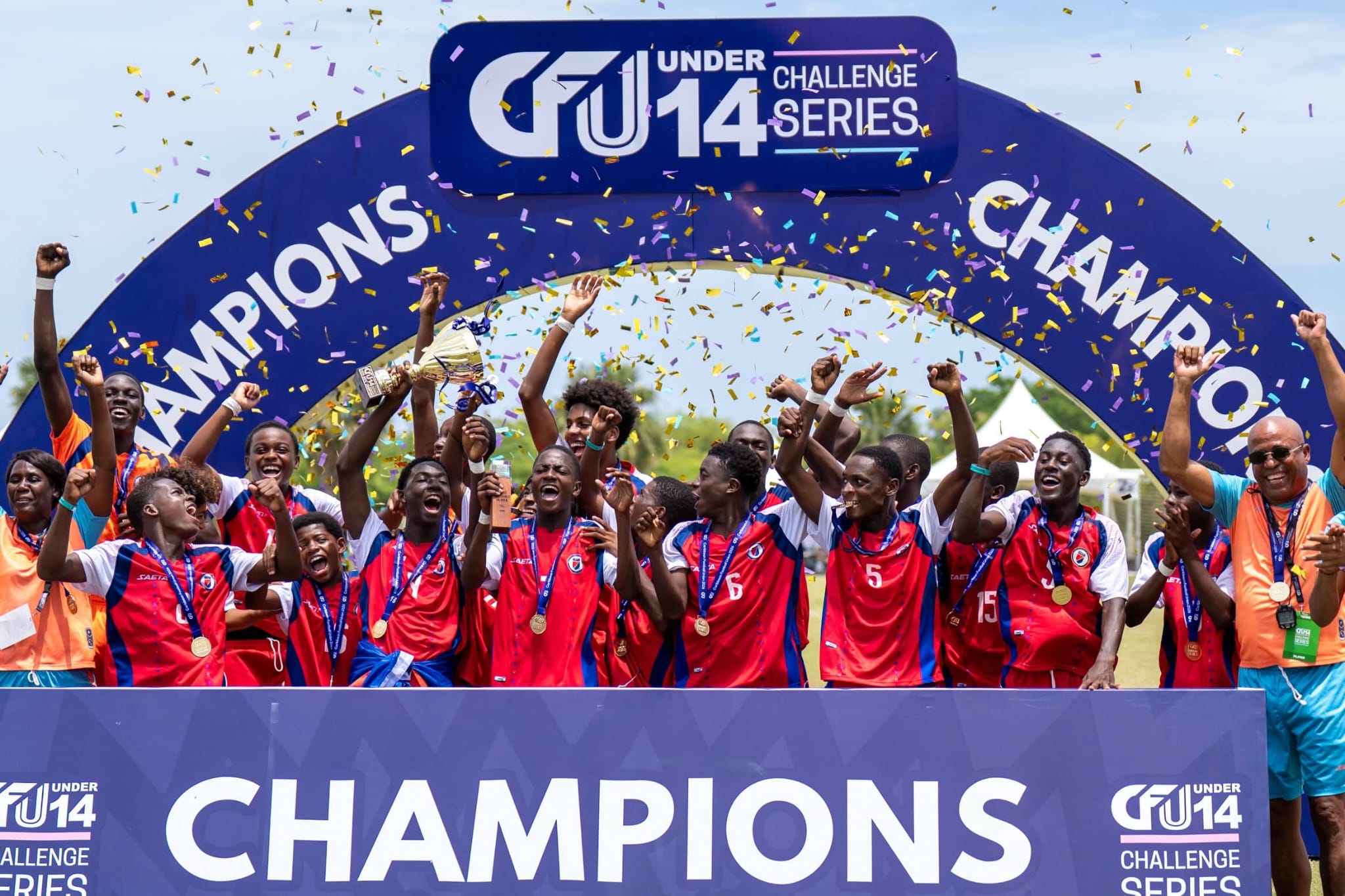 Les U14 d’Haïti invités par le RC Lens à séjourner en France
