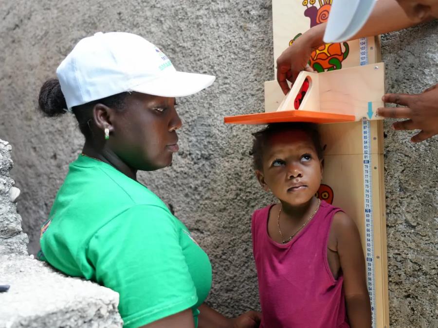 Environ un enfant sur treize, âgé de moins de cinq ans est frappé de malnutrition aiguë en Haïti