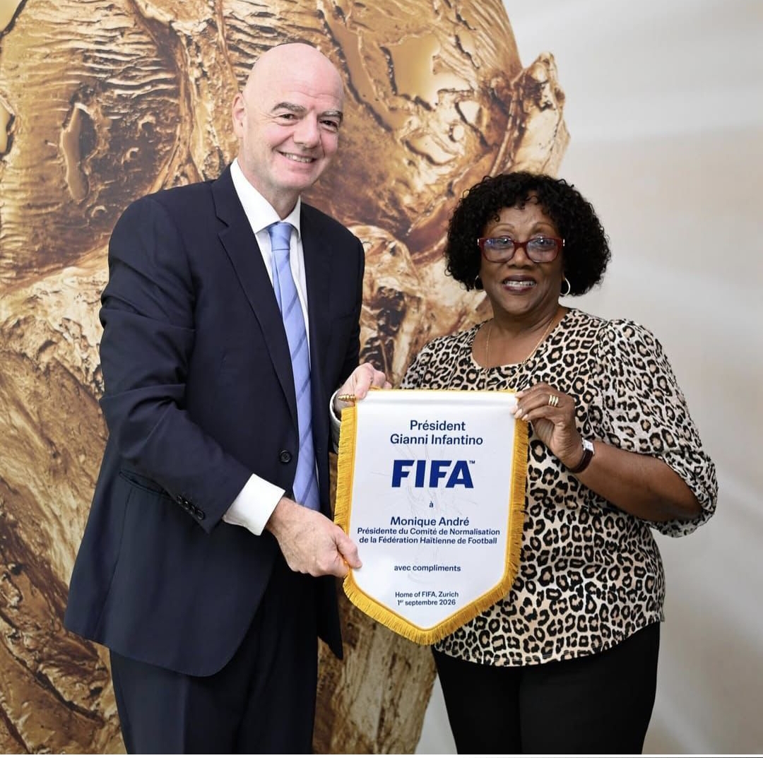 Gianni Infantino réaffirme le soutien de la FIFA au football haïtien