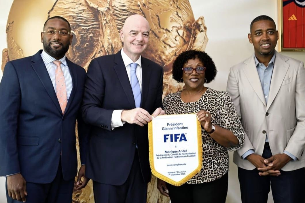 Gianni Infantino se met aux côtés du football haïtien