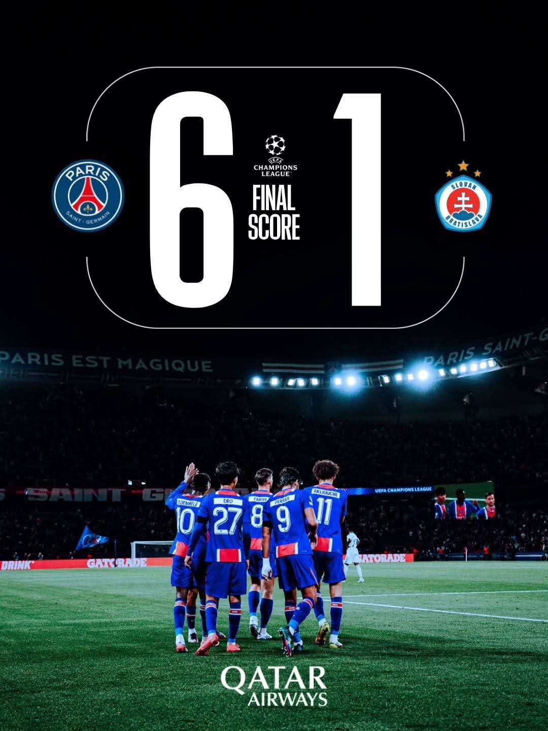 Paris SG : Torres flambe, victoire nette 6-1