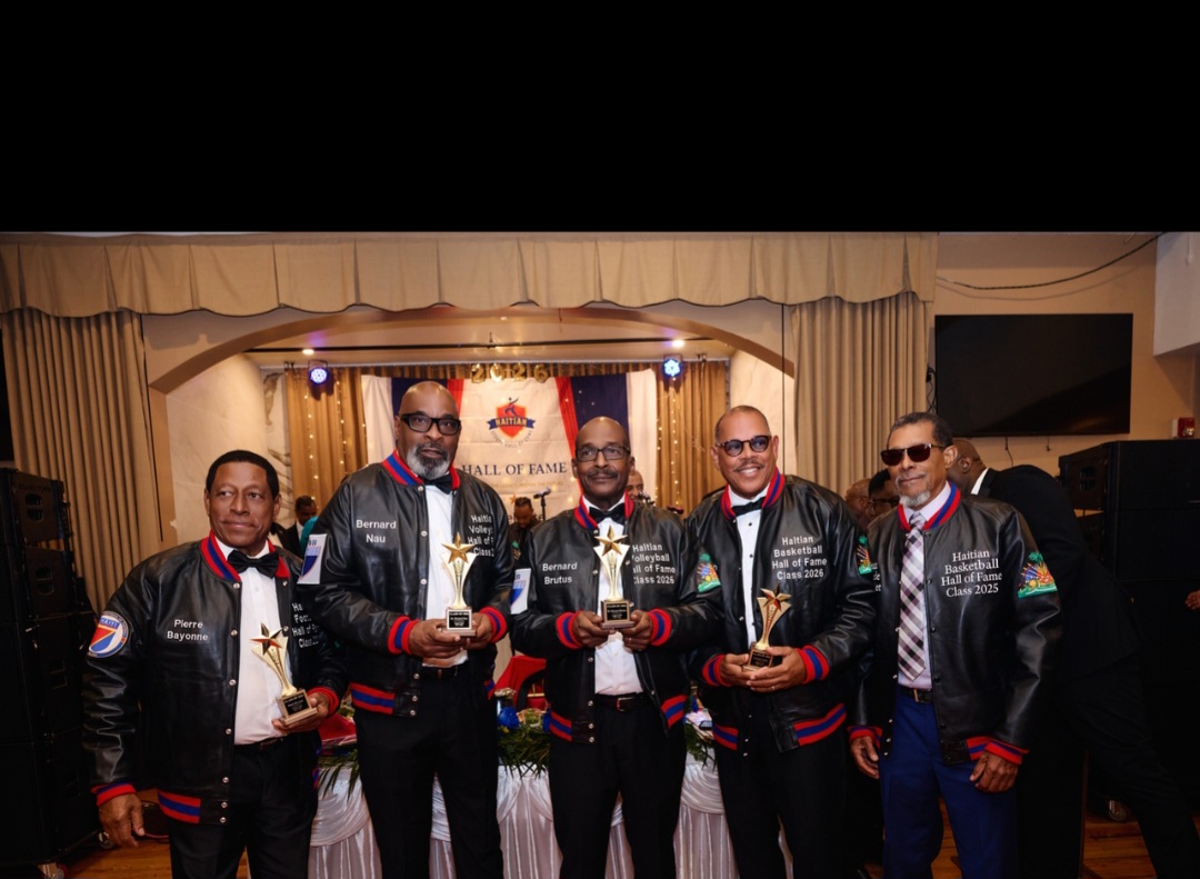 Pierre Bayonne, Dr Bernard Nau, Dr Bernard  Brutus et Friedrich Verna, intronisés dans le Temple de la renommée du Sport Haïtien