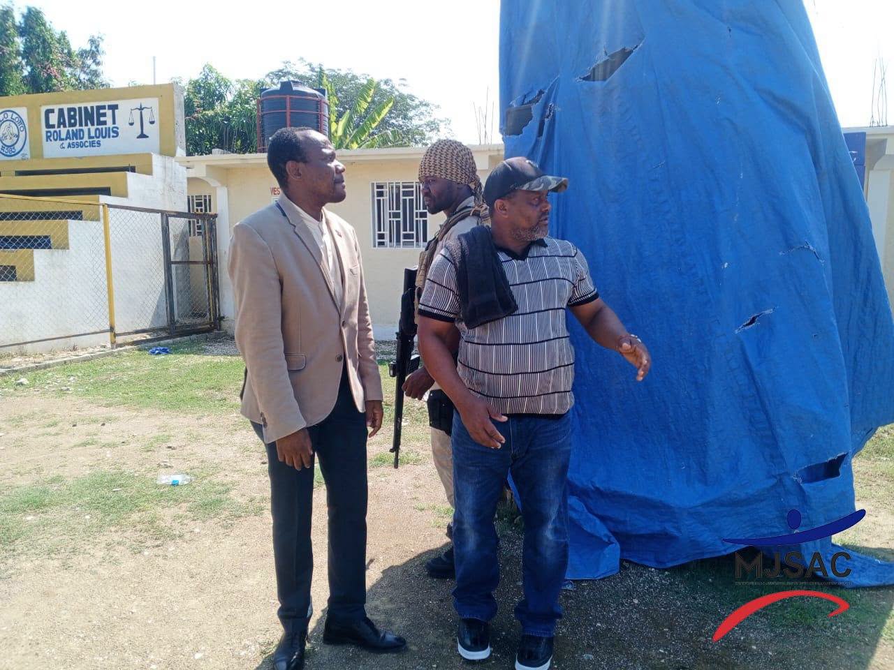 Visite d’évaluation du MJSAC au parc Serge E. Bernadel à Miragoâne