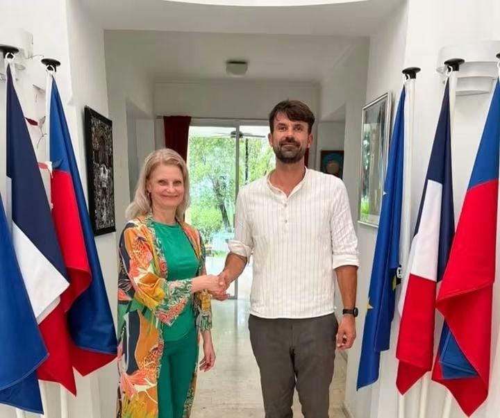 Sécurité: Gautier Lekens rencontre Daniela Kroslak autour de l’appui de la France au BANUH et à la FRG