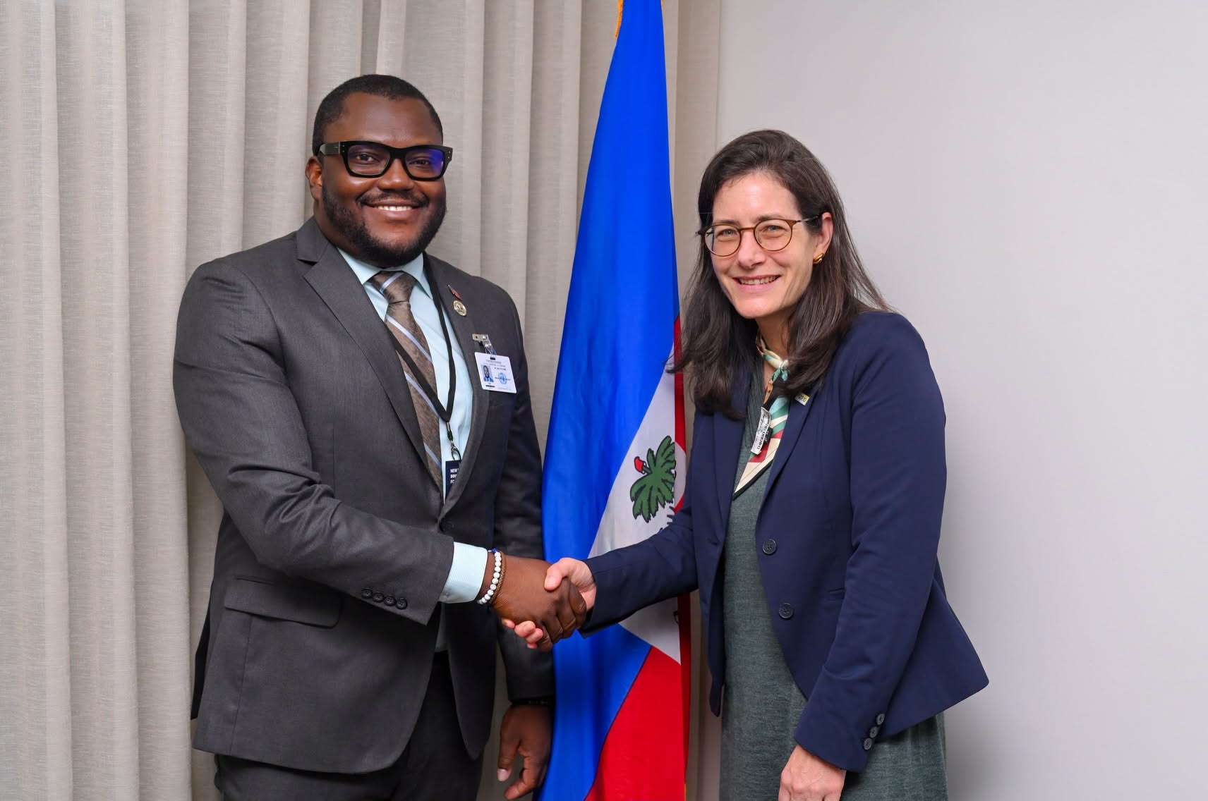 Nations Unies : Valéry Fils-Aimé rencontre la directrice régionale du Fonds vert pour le climat