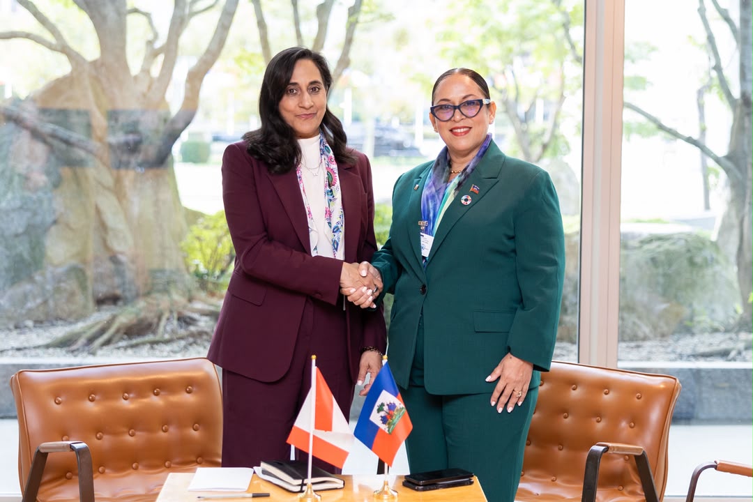À l’ONU, Raina Forbin rencontre son homologue canadienne Anita Anand