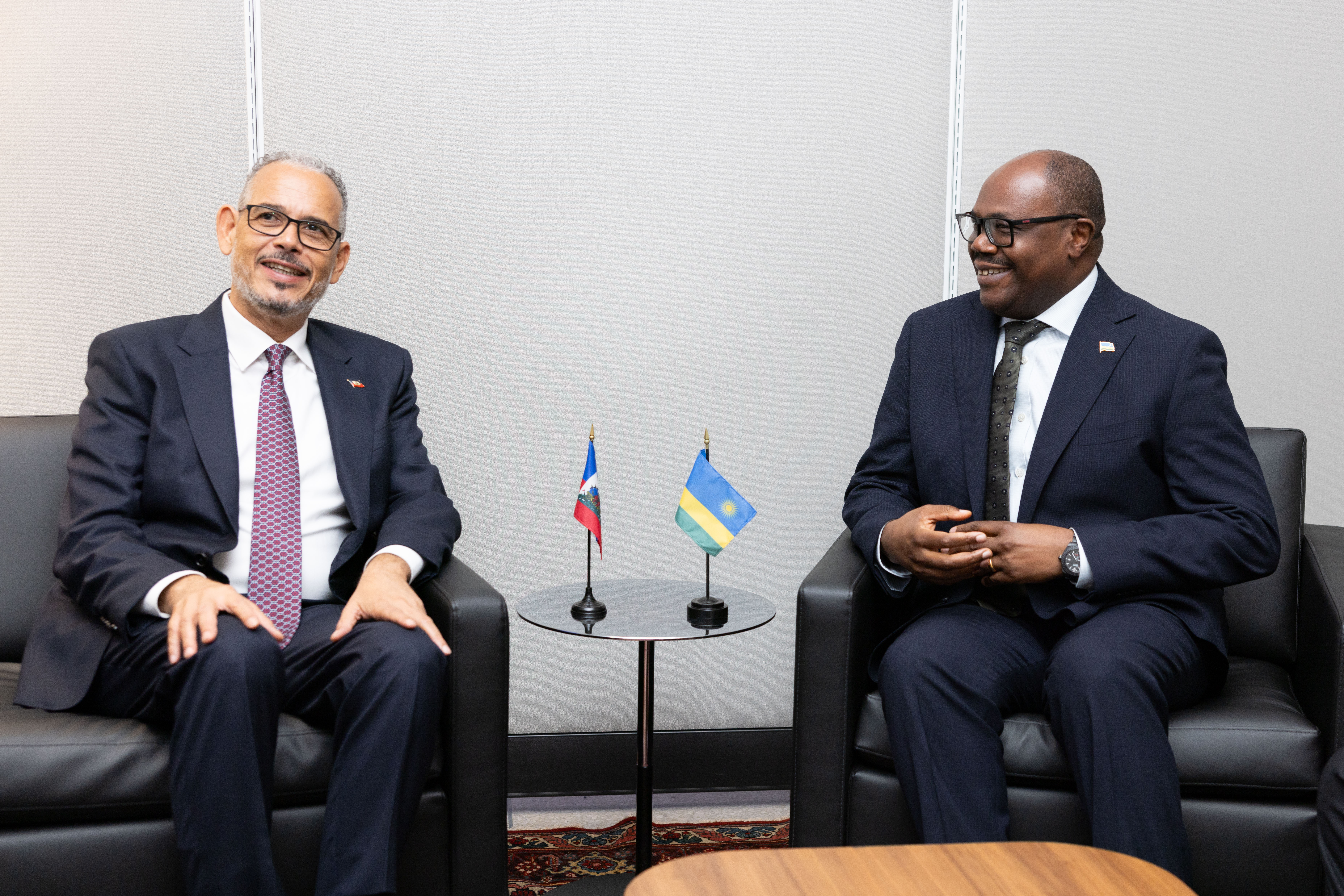 ONU: le Premier Ministre Alix Didier Fils-Aimé discute avec l’Allemagne et le Rwanda du renouvellement et du plein déploiement de la FRG