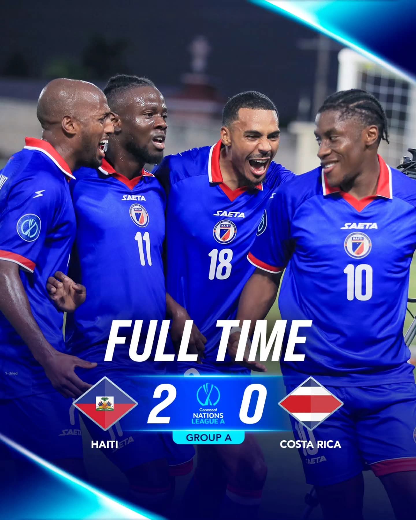 Nouvelle victoire 2-0 pour Haïti face au Costa Rica