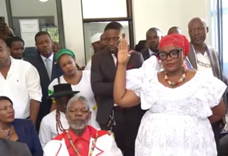 Des chefs de culte vodou prêtent serment devant le tribunal de première instance de Port-au-Prince