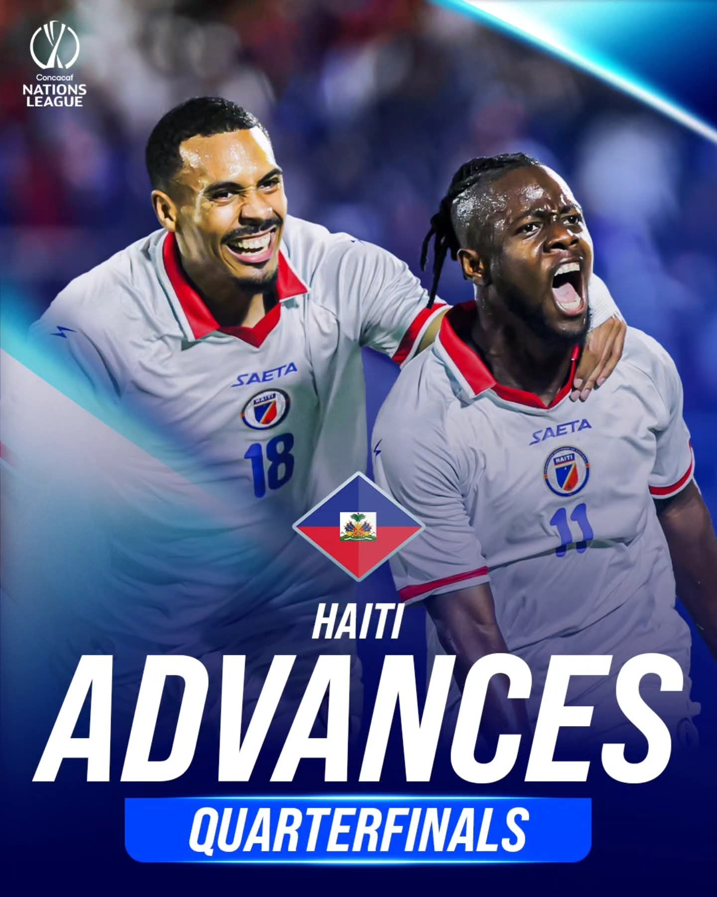Ligue des Nations: Haïti affrontera le Mexique ou les USA en quarts de finale