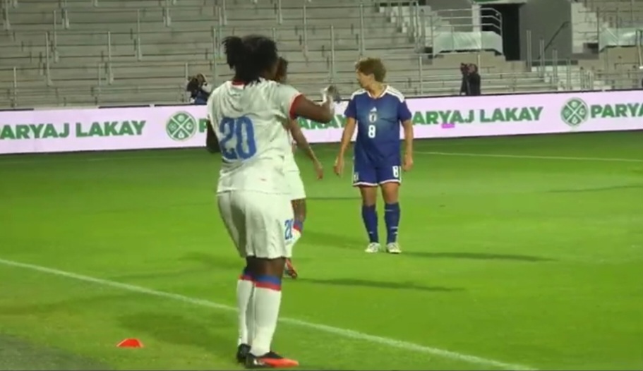 Haïti en difficulté à la mi-temps contre le Japon