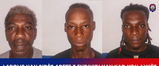 Jacmel : trois individus arrêtés pour agression sexuelle et association de malfaiteurs