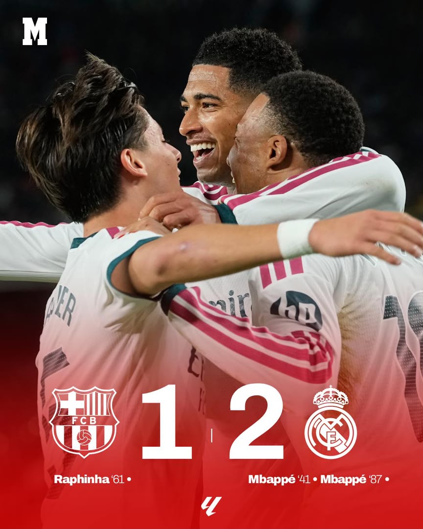 Liga : le Real Madrid s’impose face au Barça et réduit l’écart