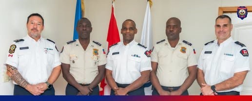 Coopération sécuritaire : le directeur général de la PNH rencontre le chef du contingent policier canadien